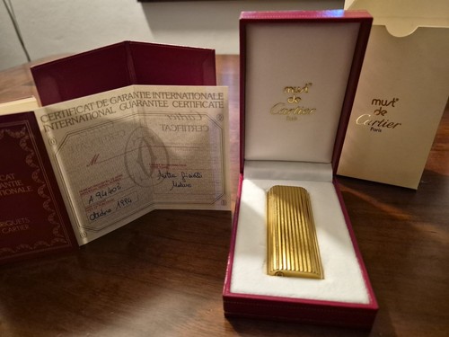 Set accendini cartier must - accendini,