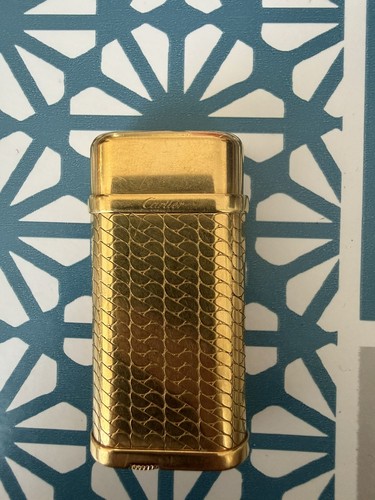 Accendino cartier oro - cartier,