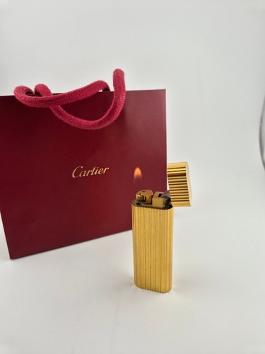 Accendino cartier placcato oro - accendino,
