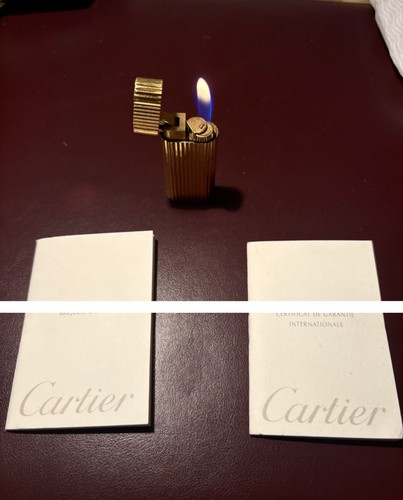 Accendino cartier placcato oro - cartier,