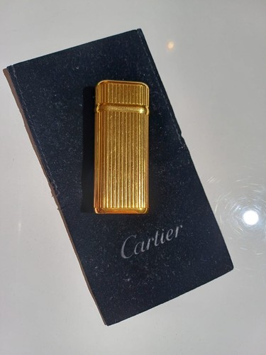 Accendino cartier placcato oro - accendino,