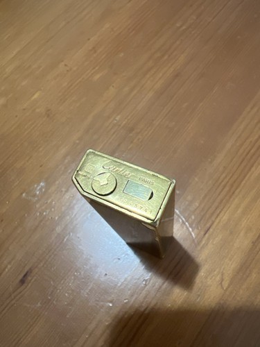 Accendino cartier oro laccato - cartier,