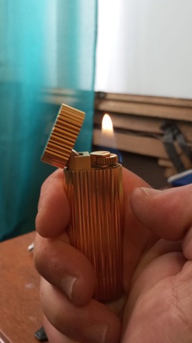 Accendino cartier oro - cartier,