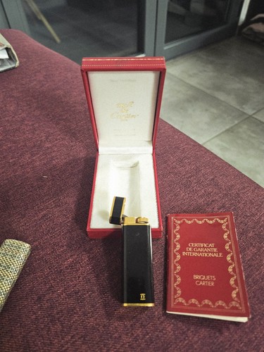 Accendino cartier laccato - accendino,