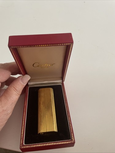 Cartier accendino placcato oro - placcato,