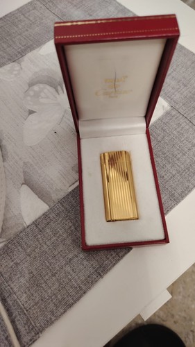 Accendino cartier vintage oro - accendino,